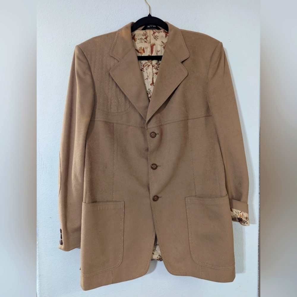 Vintage 70s Phoenix Clothes Hunting Jacket/Blazer W/ POCKETS